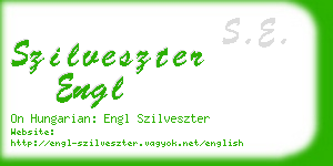 szilveszter engl business card